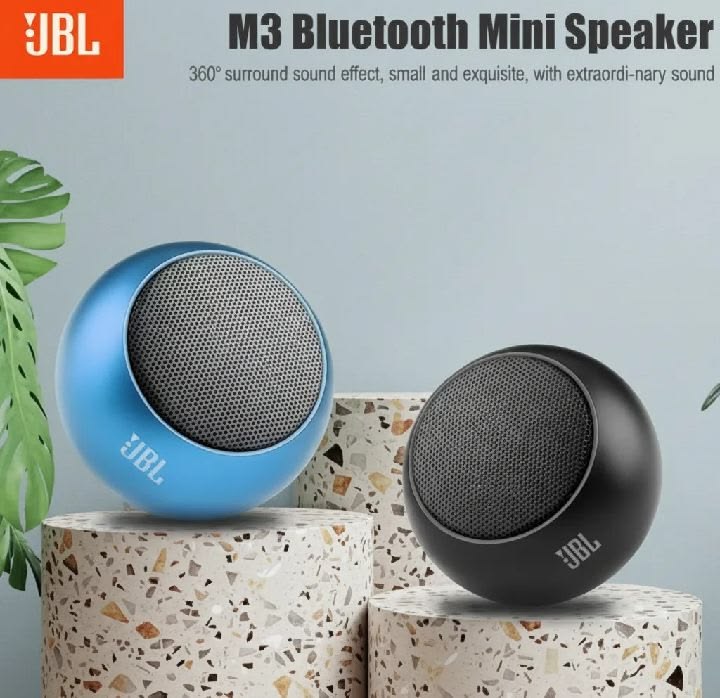 M3T Portable Mini Wireless BT Speaker With 1.25 Inch Metal Subwoofer HIFI Stereo Music Outdoor Active TF Audio Great Gift