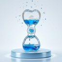 Liquid Motion Bubbler Hourglass  Liquid Hourglass Timer Decoration For Car Dashboard
