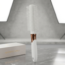 Aesthetic Ergonomic Thermal Round Hair Styler with Heat-Resistant Bristles