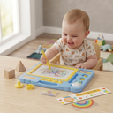 ​Kids Erasable Magnetic Drawing Board Pad Set with Stylus Pen & Stamps