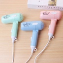 Portable Compact Baby Hair Dryer – Foldable Handle Mini Blow Dryer with Hanging Loop