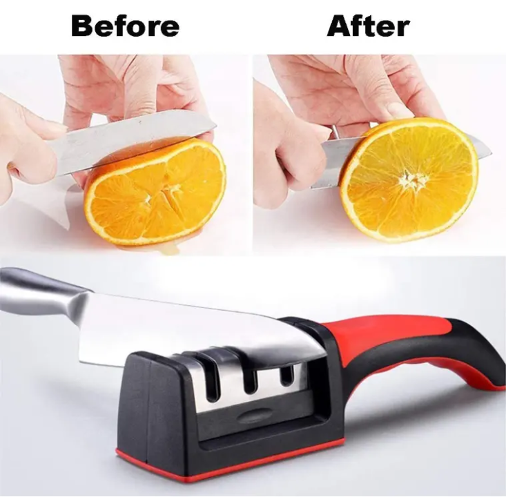 Professional 3-Stage Knife Sharpener Kitchen Knife Sharpening Tool
