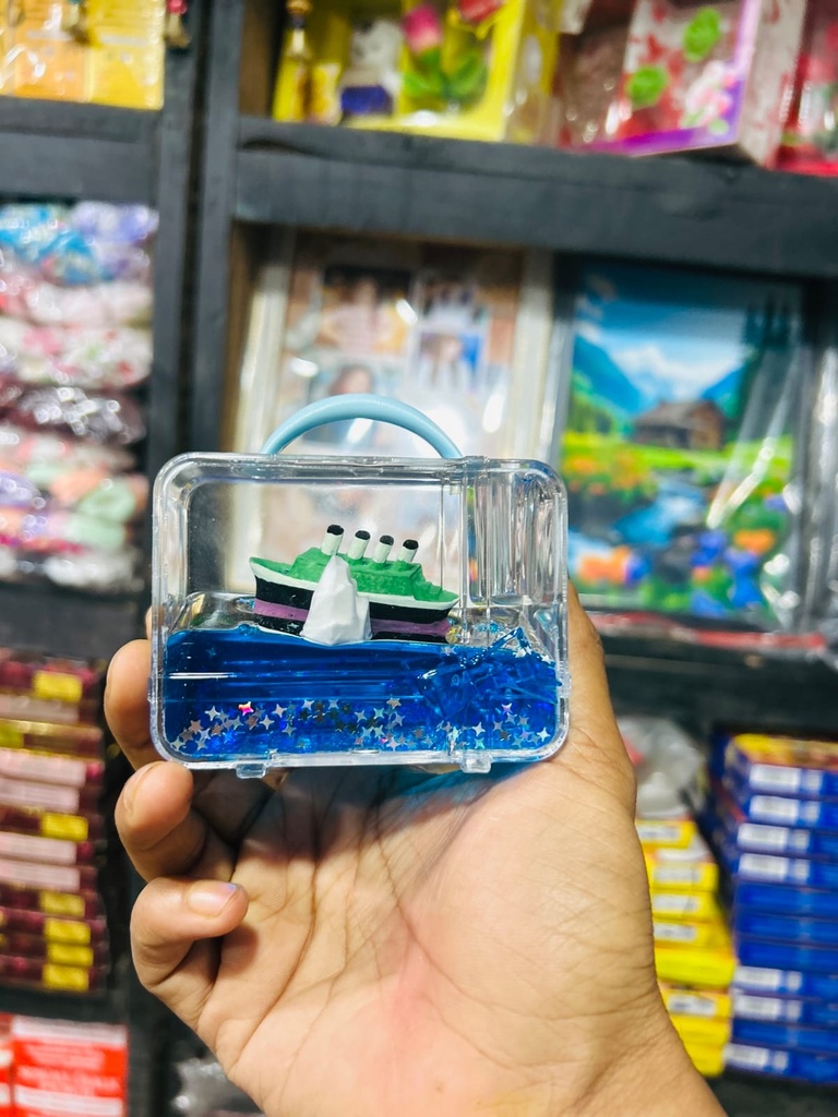 Liquid Wave Cruise Ship Fluid Drift Acrylic Home Decor & For Car Dashboard