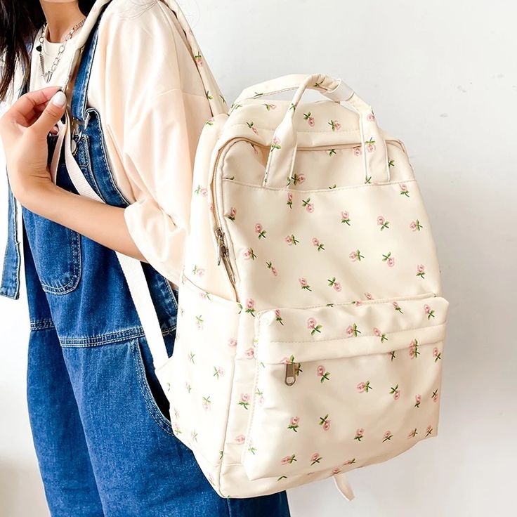 Kawaii Bag for school & college korean style backpack