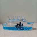 Titanic Cruise Ship Fluid Drift Bottle Liquid Wave Table & Car Dashboard