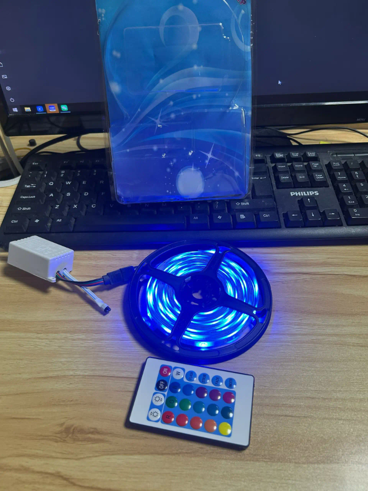 12 feet W3 Light Strip, LED Flexible Neon,RGB Multicolor Light