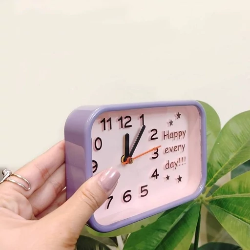 Happy Everyday Table Clock For Gorgeous Decor Environment