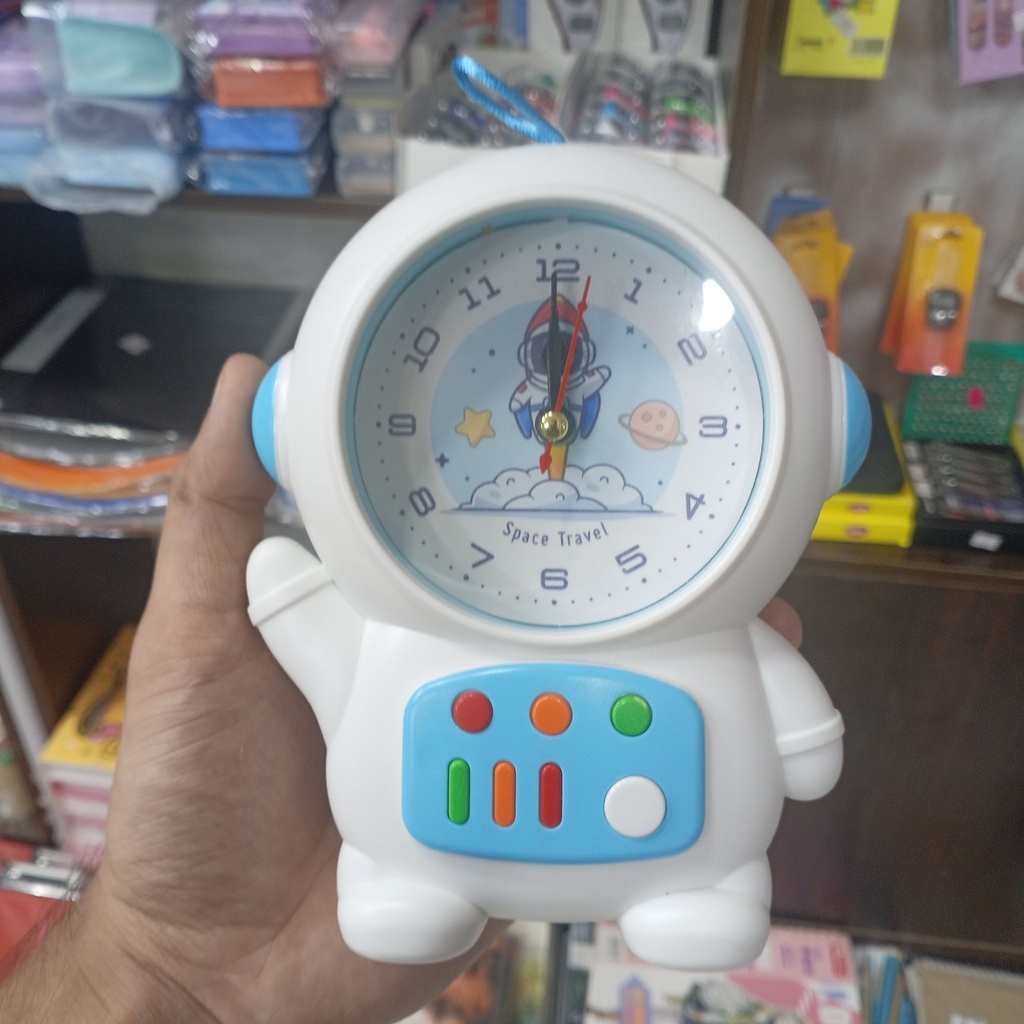 Astronaut Clock For students & Kids Table Clock