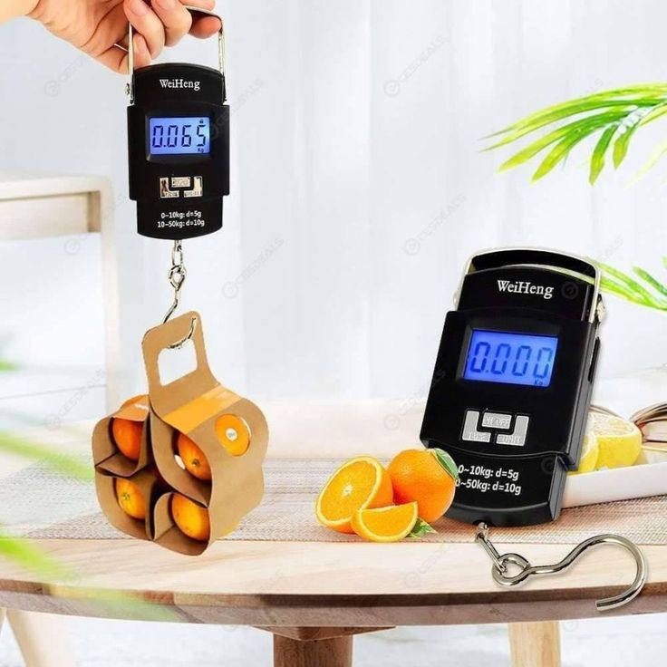 Digital Hanging Weight Scale Portable LCD Digital Scale Up to 50KG