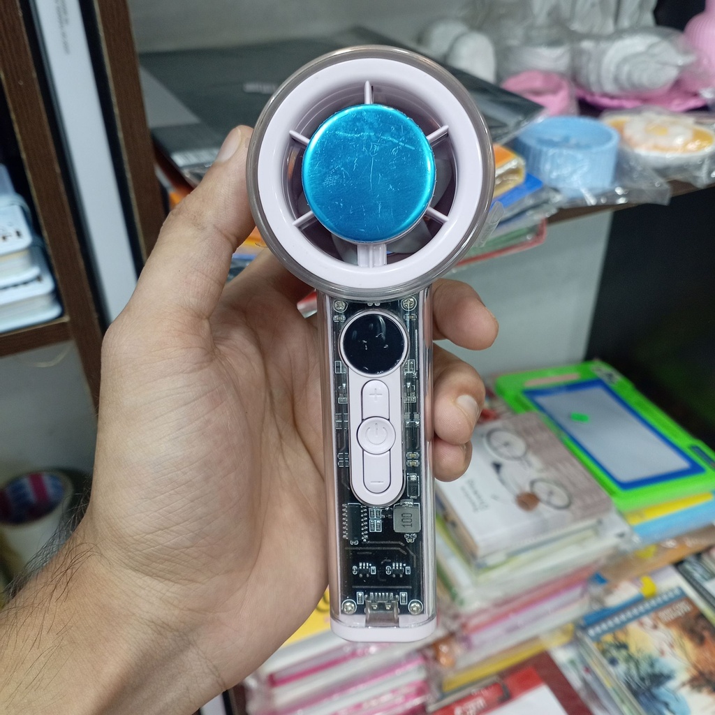 3000 mAh Pink High Speed Turbo Fan Portal For Outside Student Fan