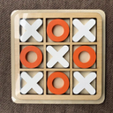 Wooden XO  Tic Tac Toe Board Game Multiplayer Tabletop Toy Family Game